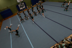 Deutschland - November, 24: PSC Cheerleading Shining Emeralds bei der Generalprobe für die GermanCheerOpen (Foto: Benedikt Lang)