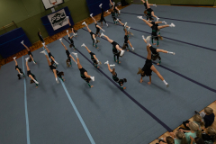 Deutschland - November, 24: PSC Cheerleading Shining Emeralds bei der Generalprobe für die GermanCheerOpen (Foto: Benedikt Lang)