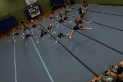 Deutschland - November, 24: PSC Cheerleading Shining Emeralds bei der Generalprobe für die GermanCheerOpen (Foto: Benedikt Lang)