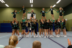 Deutschland - November, 24: PSC Cheerleading Shining Emeralds bei der Generalprobe für die GermanCheerOpen (Foto: Benedikt Lang)